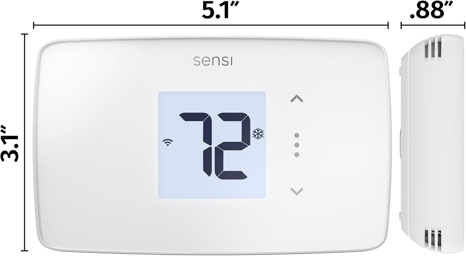 Sensi Lite Smart Thermostat, WiFi, DIY, Alexa, Energy Star Certified, ST25W - Image 4