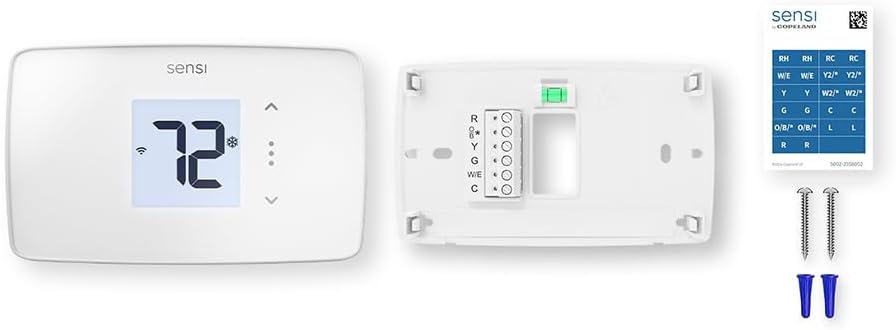 Sensi Lite Smart Thermostat, WiFi, DIY, Alexa, Energy Star Certified, ST25W - Image 5